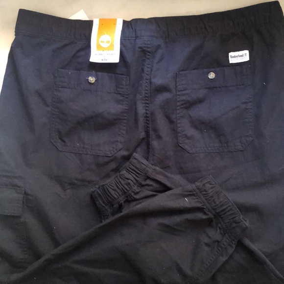 NWT Timberland Men’s Cargo Jogger Pants Black Size 36x30 - Picture 6 of 7